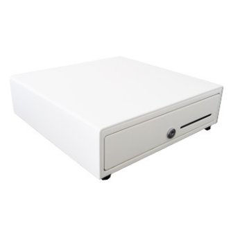 APG Cash Drawer VASARIO SER WHITE SINGLE MED SLOT 320 MU